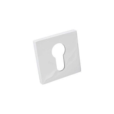 Rozeta WKŁADKA kwadratowa SDCR Alubrass chrom