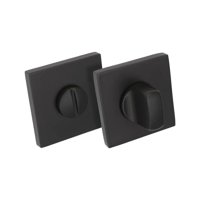 Rozeta WC kwadratowa SDCZ Alubrass czarny