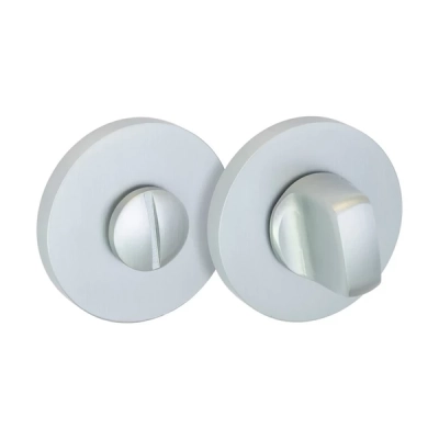 Rozeta WC okrągła SVCM Alubrass chrom mat