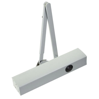 Samozamykacz GEZE-4000 (do 120kg) + ramię standard, srebrny