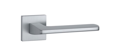 Klamki Aprile YUKA na rozecie slim 7mm, chrom satyna