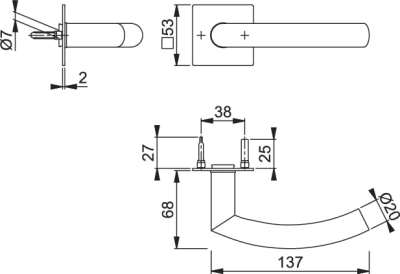 Hoppe Trondheim na płaskiej rozecie - rysunek techniczny.jpg
