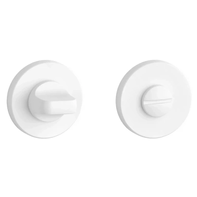 Rozeta WC Aprile okrągła slim 7mm AS R 7S WH biały mat