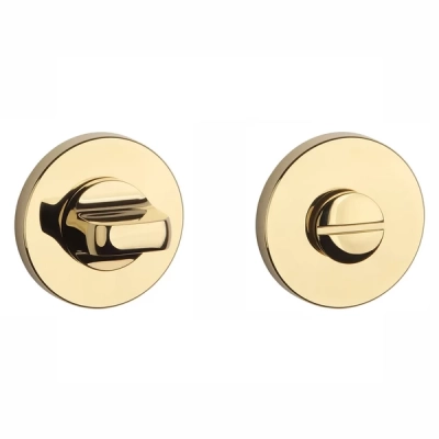 Rozeta WC Aprile okrągła slim 7mm AS R 7S LG PVD złoty polerowany PVD