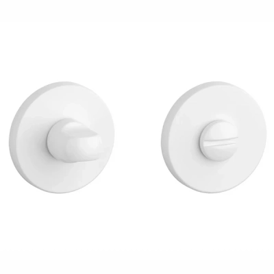 Rozeta WC Aprile okrągła slim 7mm AT R 7S WHITE biały mat