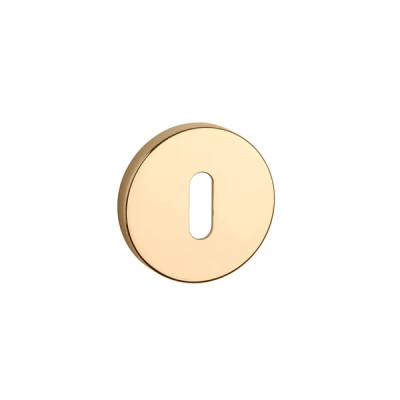 Rozeta KLUCZ Aprile okrągła slim 7mm AT R 7S GOLD PVD złoty polerowany PVD