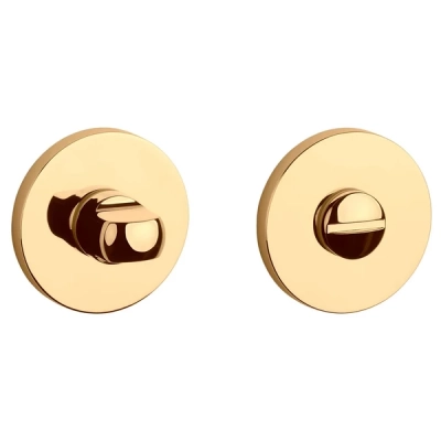 Rozeta WC Aprile okrągła slim 7mm AT R 7S GOLD PVD złoty polerowany PVD