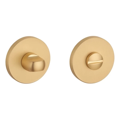 Rozeta WC Aprile okrągła slim 7mm AT R 7S GOLD SATIN złoty matowy