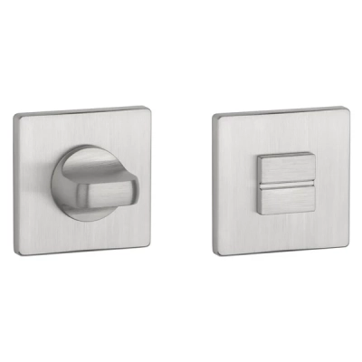 Rozeta WC Aprile kwadratowa super slim 5mm AS Q 5S DSC chrom szczotkowany