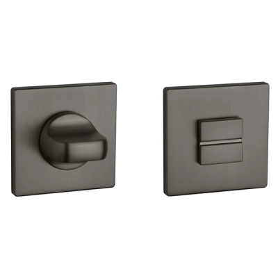 Rozeta WC Aprile kwadratowa super slim 5mm AS Q 5S US-A PVD antracyt matowy PVD