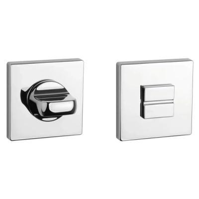 Rozeta WC Aprile kwadratowa slim 7mm AS Q 7S LC chrom polerowany