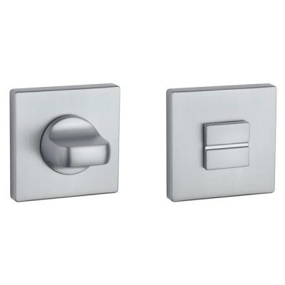 Rozeta WC Aprile kwadratowa slim 7mm AS Q 7S SC chrom satynowy