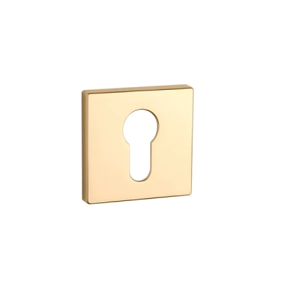 Rozeta WKŁADKA Aprile kwadratowa slim 7mm AT Q 7S GOLD PVD złoty polerowany PVD