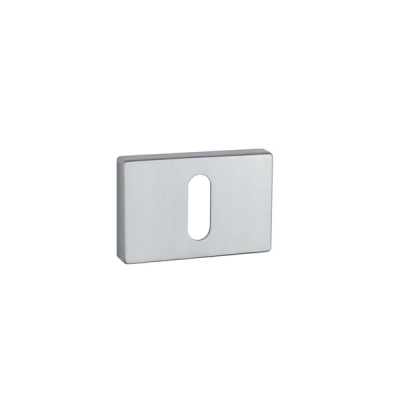 Rozeta KLUCZ Aprile prostokątna slim 7mm AS RT 7S SC chrom satynowy