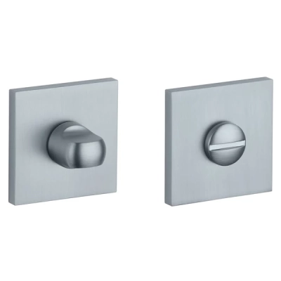 Rozeta WC Stile kwadratowa slim 7mm ST Q 7S chrom satynowy