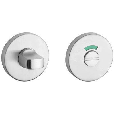 Rozeta WC ze wskaźnikiem zajętości Sterk okrągła SM OVAL stal nierdzewna INOX
