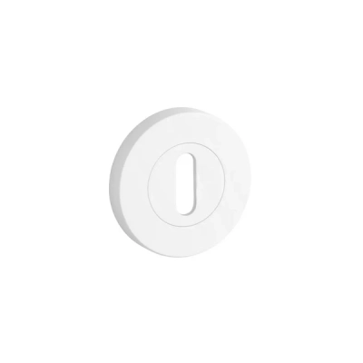 Rozeta KLUCZ STERK OVAL PRO 8MM biały matowy