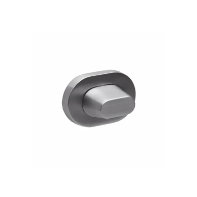 Rozeta WC owalna R75 VDS DESIGN chrom szczotkowany