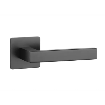 Klamki wewnętrzne STERK KVADRAT 1760 ULTRA SLIM, czarny mat