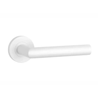 Klamki wewnętrzne STERK OVAL 1740 ROZETA PRO 8mm, biały mat