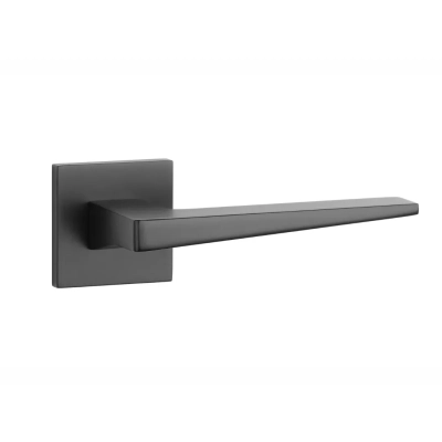 Klamki STILE EDA na rozecie slim 7mm, czarny mat