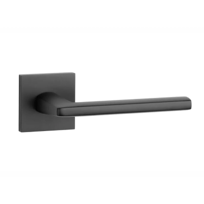 Klamki STILE EURA na rozecie slim 7mm, czarny mat