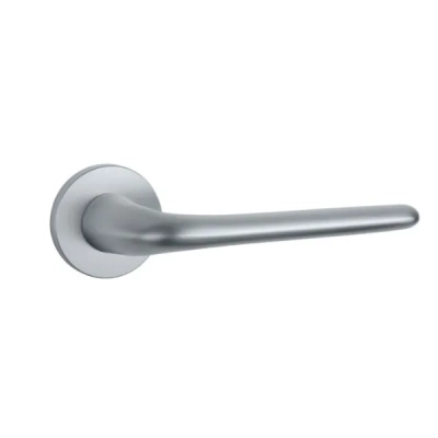 Klamki Aprile AZALIA na rozecie slim 7mm, chrom satyna