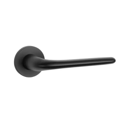 Klamki Aprile AZALIA na rozecie slim 7mm, czarny