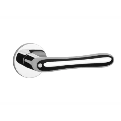 Klamki Aprile CYNIA na rozecie slim 7mm, chrom polerowany