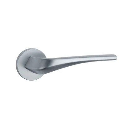 Klamki Aprile DALIA na rozecie slim 7mm, chrom satyna