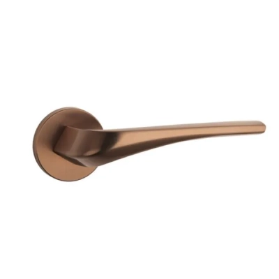 Klamki Aprile DALIA na rozecie slim 7mm, miedź