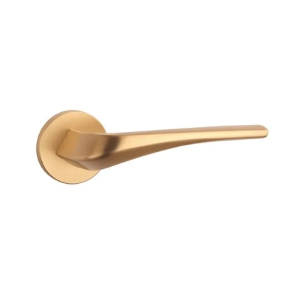 Klamki Aprile DALIA na rozecie slim 7mm, złoty mat