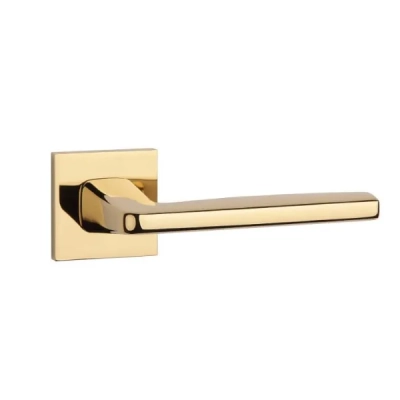 Klamki Aprile ERBA na rozecie slim 7mm, złoty PVD