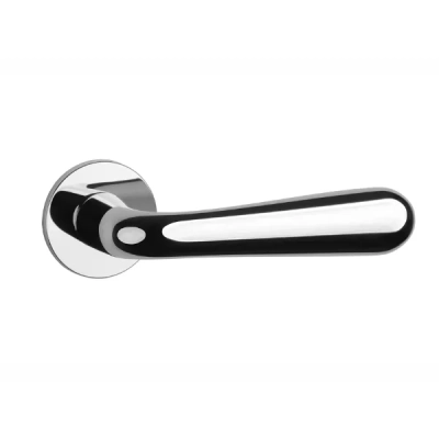 Klamki Aprile GARDENIA na rozecie slim 5mm, chrom polerowany