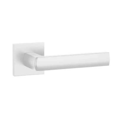 Klamki Aprile HOSTA na rozecie slim 7mm, biały mat