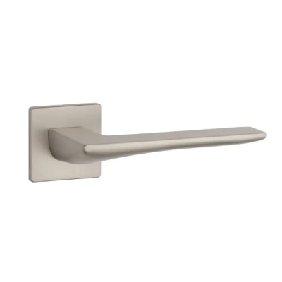 Klamki Aprile IRIS na rozecie super slim 5mm, nikiel satynowy