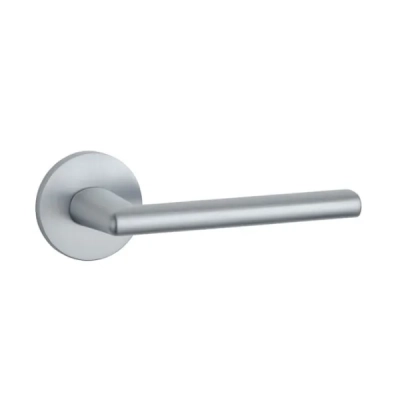 Klamki Aprile KALMIA na rozecie slim 7mm, chrom szczotkowany