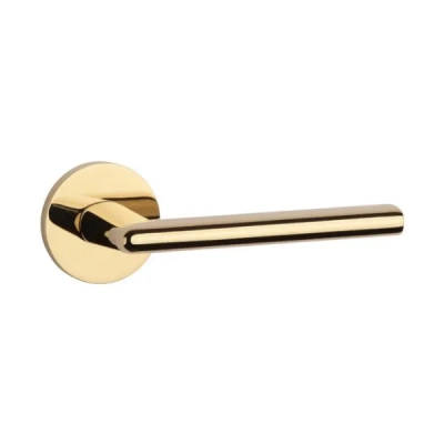 Klamki Aprile KALMIA na rozecie slim 7mm, złoty