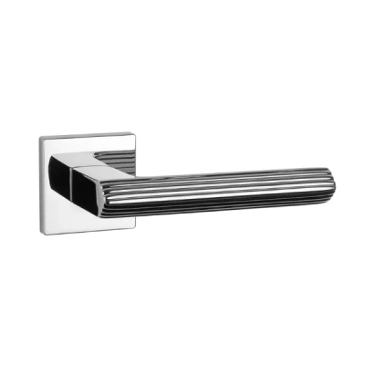 Klamki Aprile LARICE na rozecie super slim 5mm, chrom polerowany