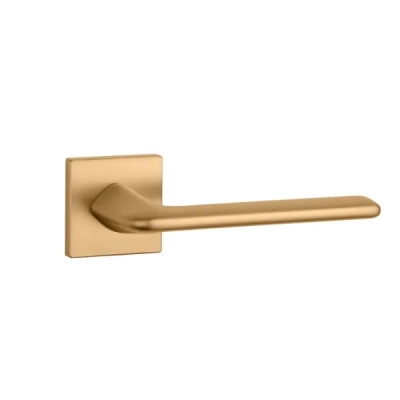 Klamki Aprile LILA na rozecie slim 7mm, złoty mat