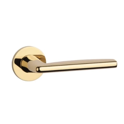 Klamki Aprile LUNA na rozecie slim 7mm, złoty