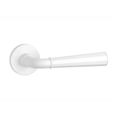 Klamki Aprile MARIGOLD na rozecie slim 7mm, biały mat