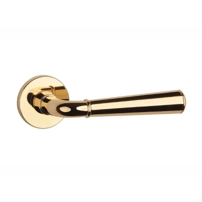 Klamki Aprile MARIGOLD na rozecie slim 7mm, złoty polerowany
