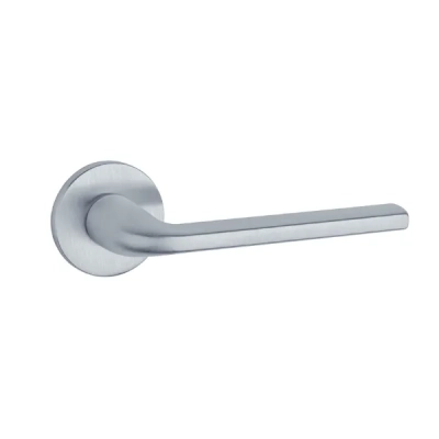 Klamki Aprile OLEANDRO na rozecie slim 7mm, chrom satynowy