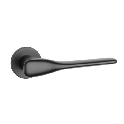 Klamki Aprile ORCHIDE na rozecie slim 7mm, czarny
