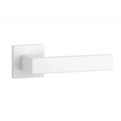 Klamki Aprile PINA na rozecie slim 7mm, biały mat