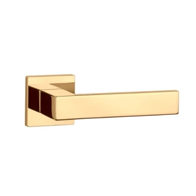 Klamki Aprile PINA na rozecie slim 7mm, złoty