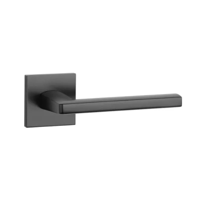 Klamki Aprile PYROLA na rozecie slim 7mm, czarny