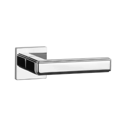 Klamki Aprile RAFLESIA na rozecie slim 7mm, chrom polerowany
