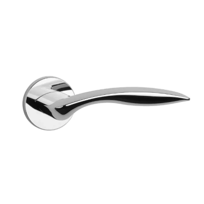 Klamki Aprile ROBINIA na rozecie slim 7mm, chrom polerowany
